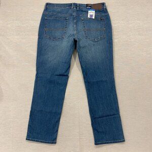 Buffalo David Bitton Jack Jeans Mens 36 x 30 Slim Fit Straight Medium Wash Denim